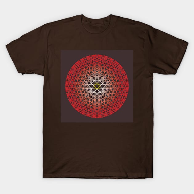 Magic Times Tables - 33/200 dark background T-Shirt by mandelbrot